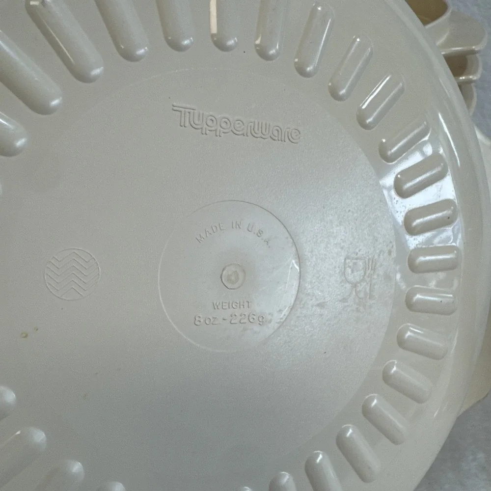 Tupperware Microsteamer Stack Cooker Set Almond 5 Piece Microwave